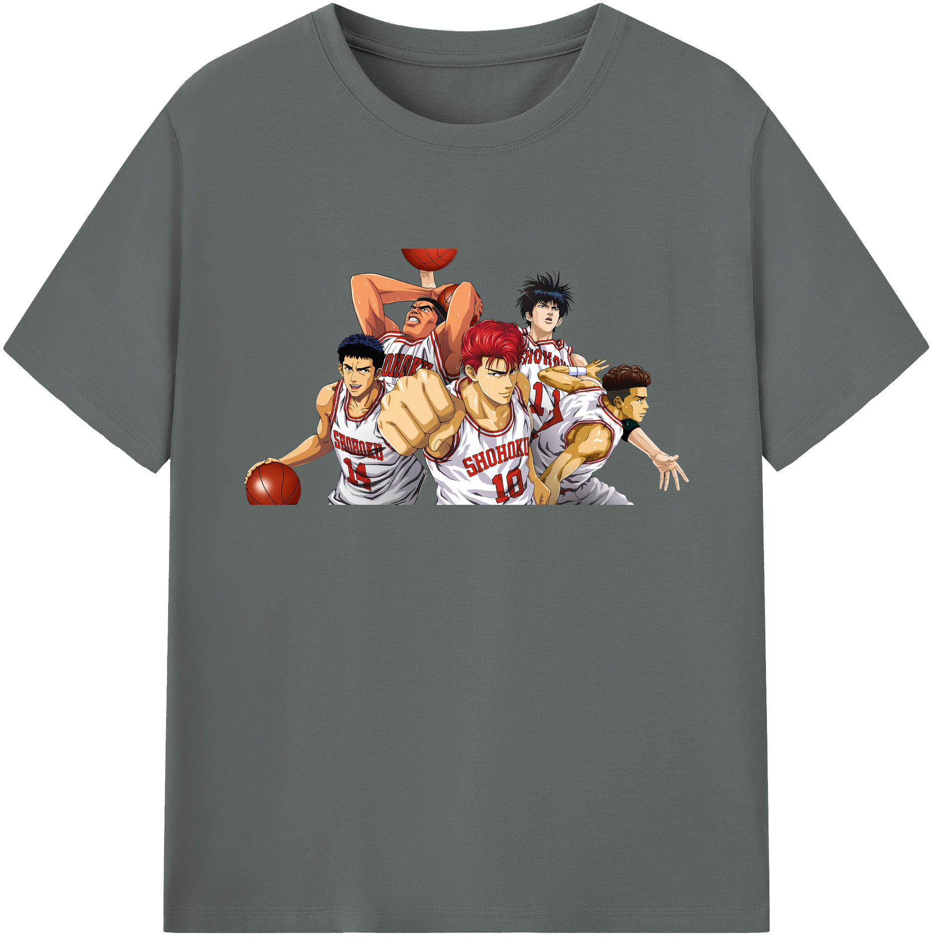 （画像用） SLAM DUNK／スラムダンク 綿100％ メンズ半袖Tシャツ｜肌触りやわらか＆通気性